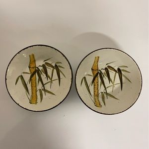 2pcs 1970s Vintage Stonehenge Midwinter Rangoon Coupe Cereal Bowl